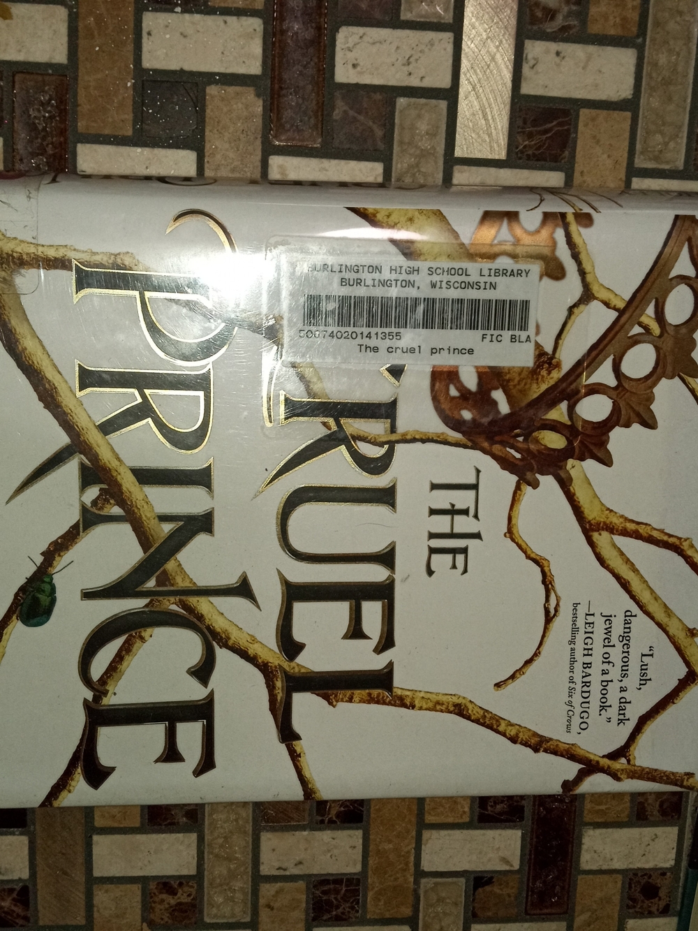 The Cruel Prince Hardcover - White & Gold Cover